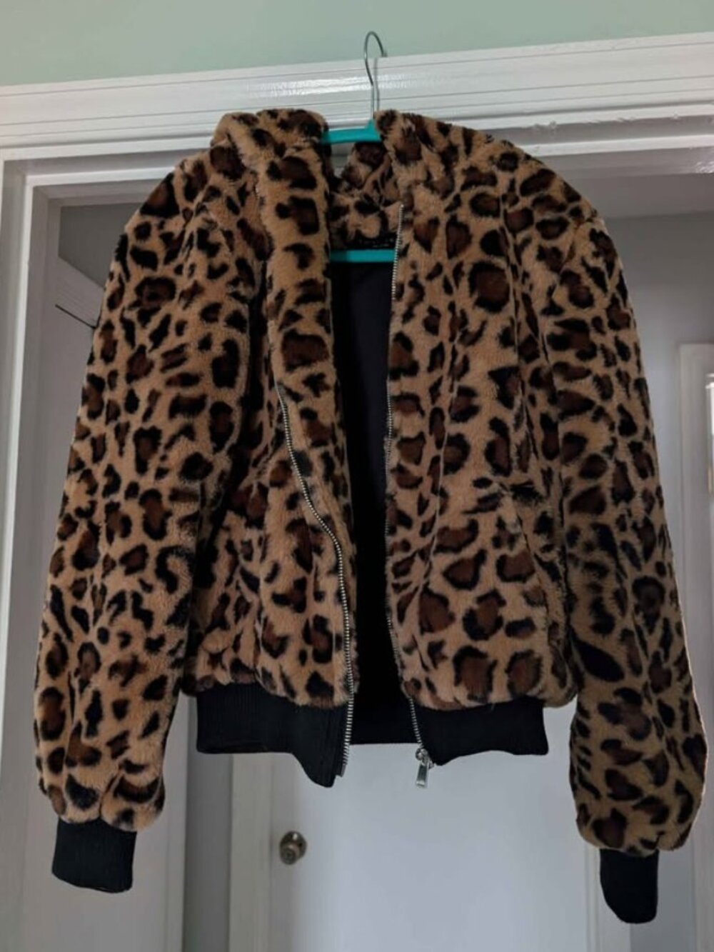 Roar! Cozy Leopard Print Jacket - with hood